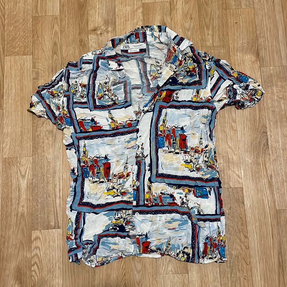 Men’s medium Zara dress shirt. Regular fit.